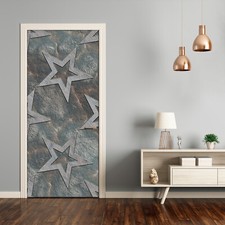 Removable Home Decor Door Wall Sticker Self Adhesive Modern Stone stars