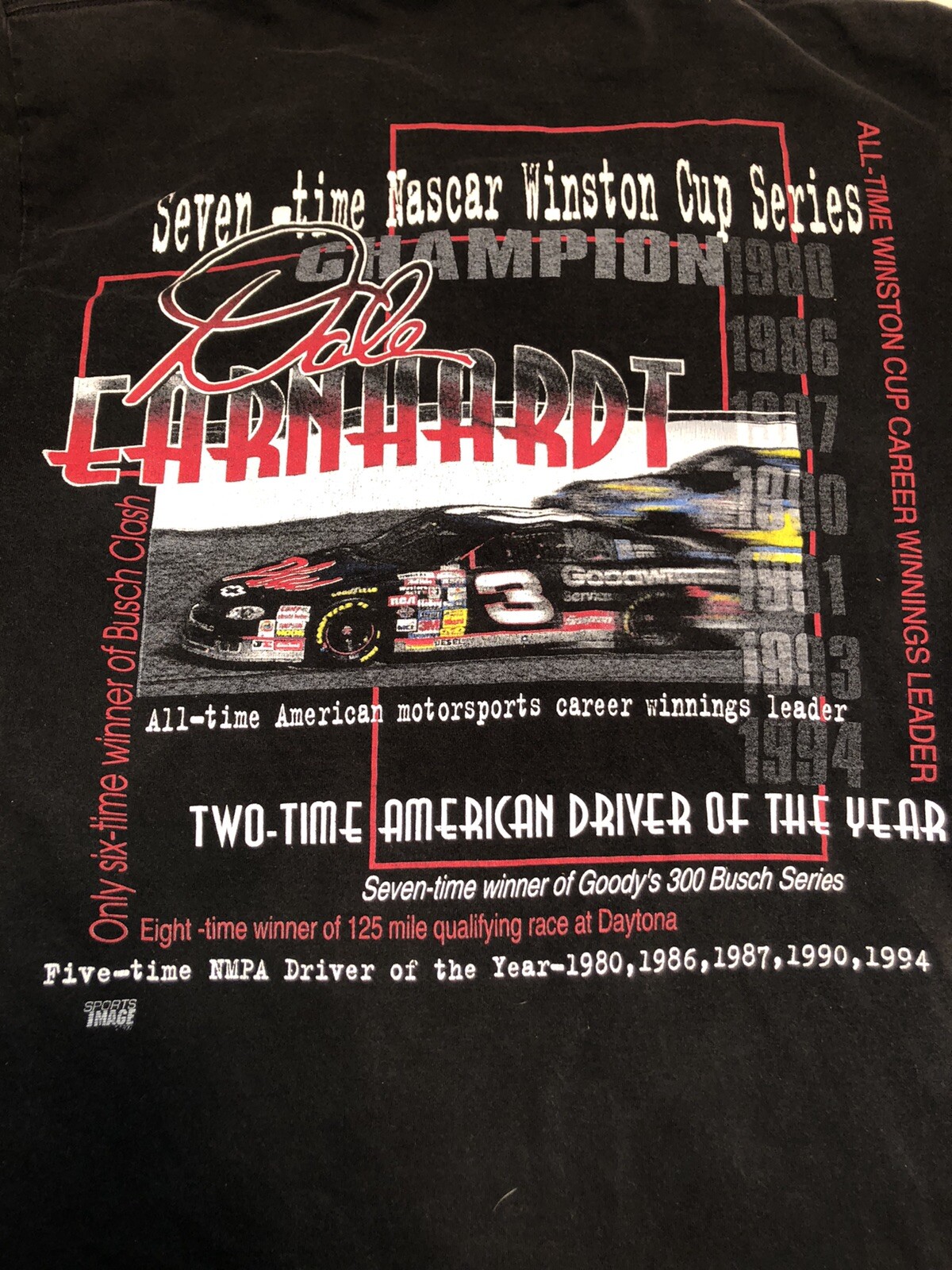 1997 Sports Image DALE EARNHARDT NASCAR 3 TShirt Size… Gem