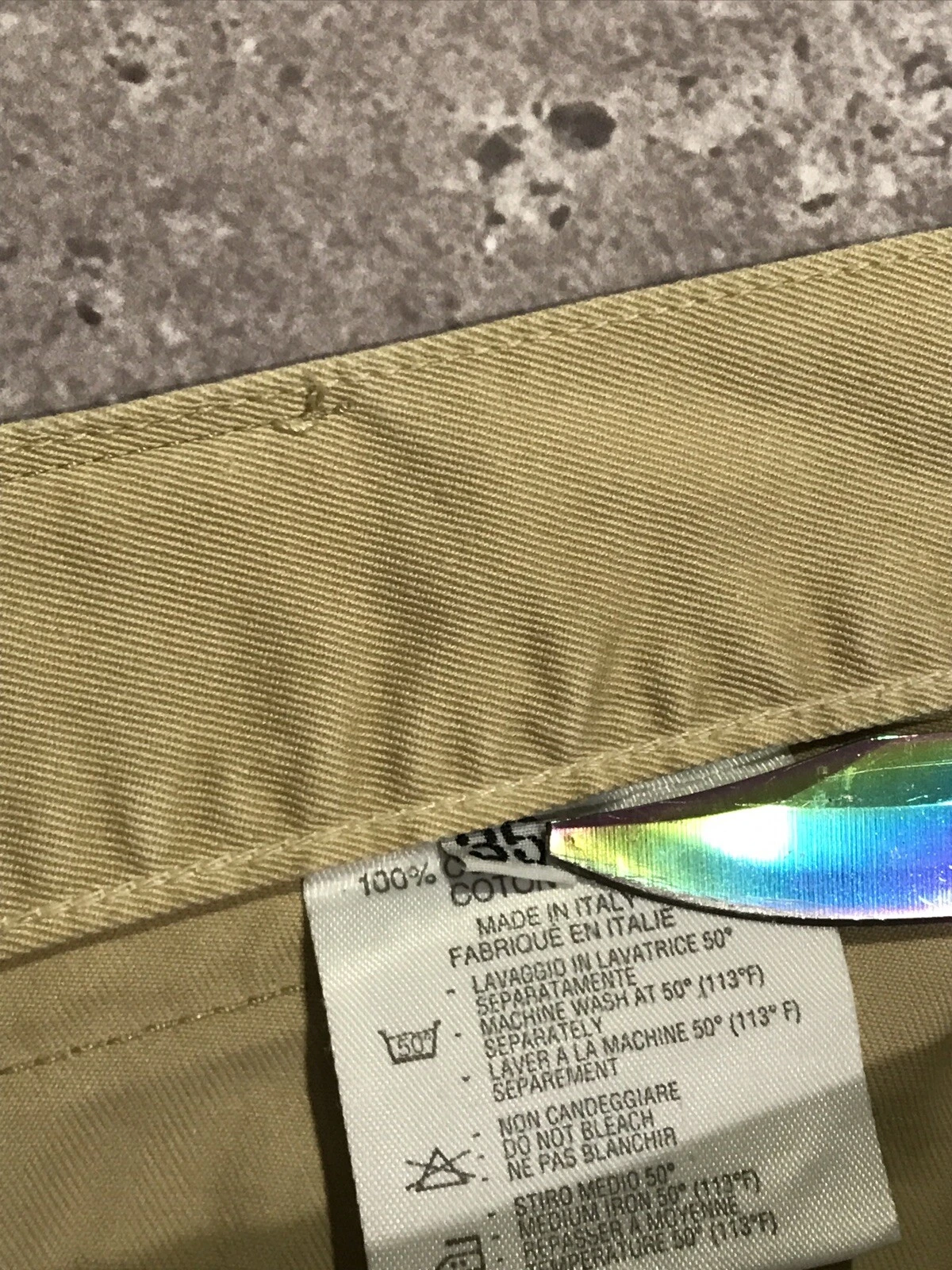 Versace Classic V2 Vintage Beige Pants Pantaloni firmati da uomo