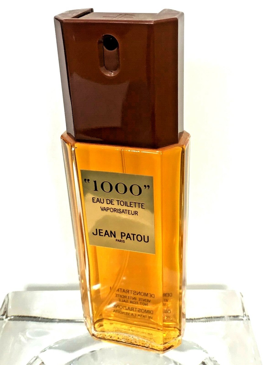 Vintage Jean Patou 1000 Eau De Toilette Spray 3 fl oz / 90