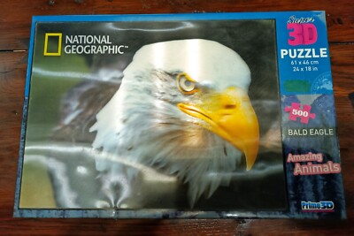 3D PUZZLE ''Adler'' National Geographics 500 Teile