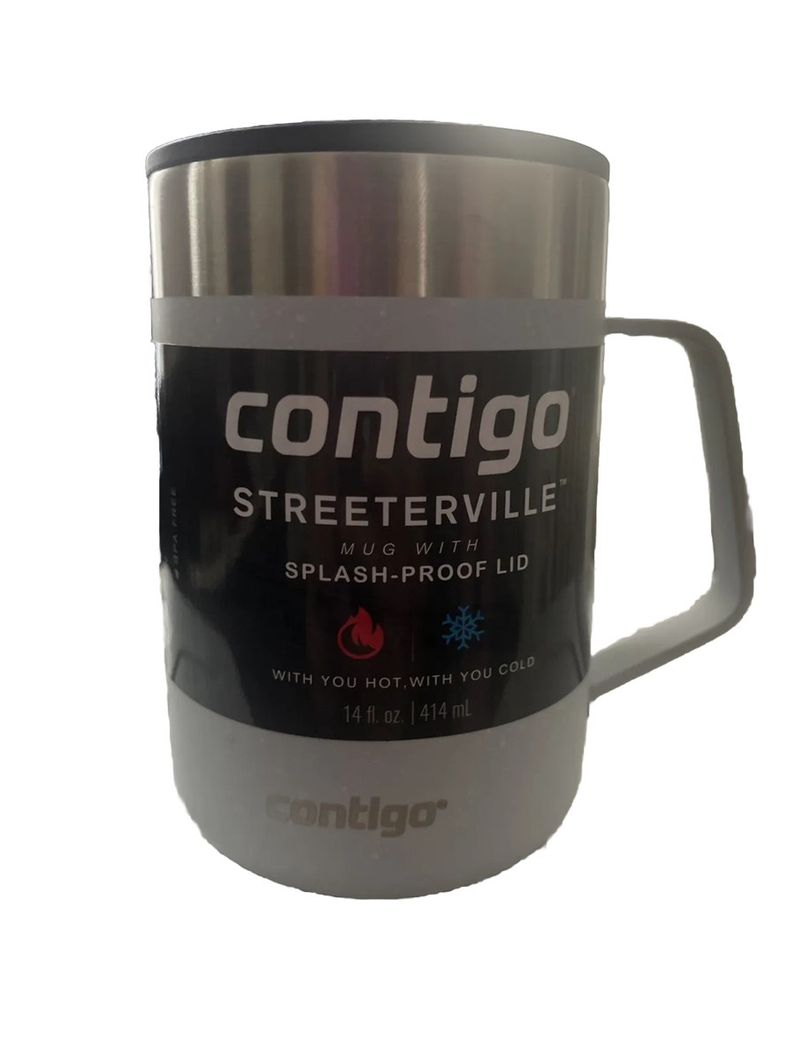 Contigo 14 oz Streeterville Vacuum Insulated Stainless Steel Mug with  Handle New
