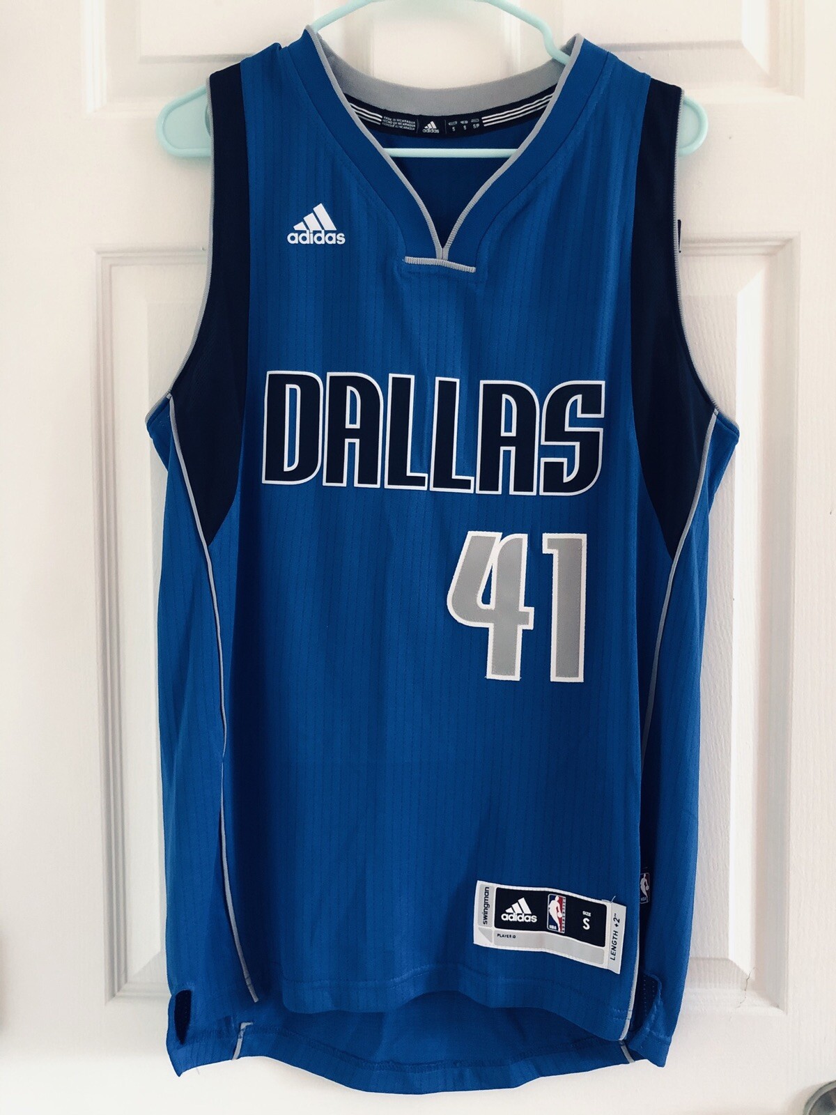 Adidas Dirk Nowitzki Dallas Mavericks Authentic Jersey S 2011 Finals R30  Doncic | eBay