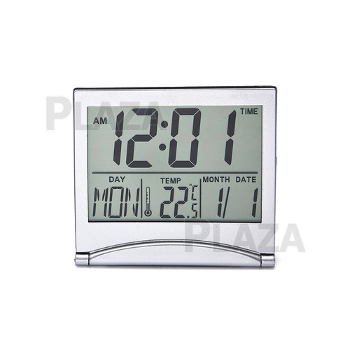Desk Digital LCD Alarm Clock Arabic Nums Time Calendar Temperature Thermometer - Picture 9 of 9