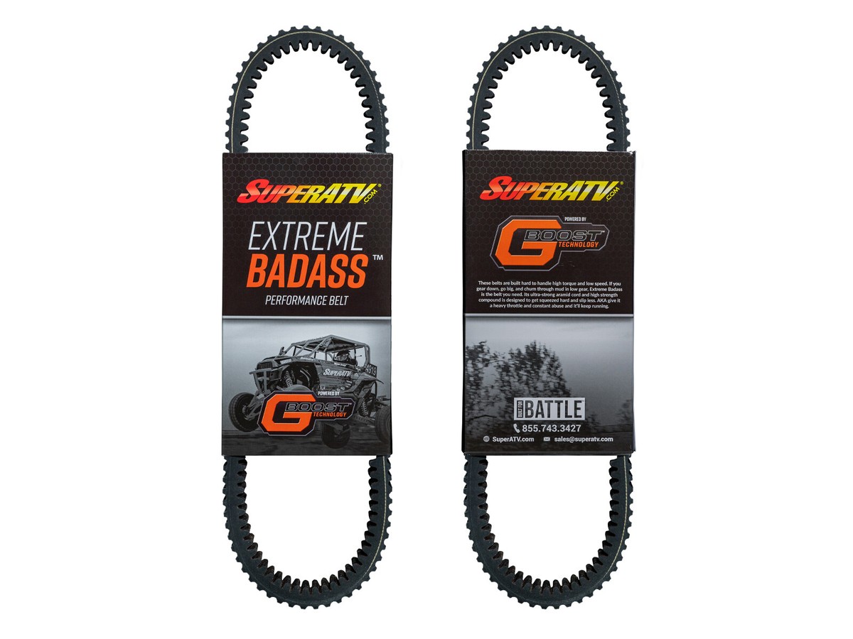 SuperATV Heavy Duty CVT Drive Belt for Polaris RZR XP 1000