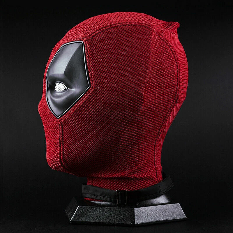 Cosplay High Quality Deadpool Full Face Mask Perspective Breathable Knit Helmet - Image 3 of 4