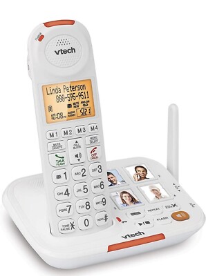 VTech CARELINE SN5127 Amplified Cordless DECT 6.0 Phone with Answering...