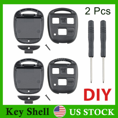 2X Remote Fob Car Key Shell Case Cover For Lexus ES300 RX330 GX470 ...
