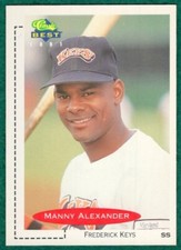 Manny Alexander - 1991 Classic Best #97 - Frederick Keys Baseball Card
