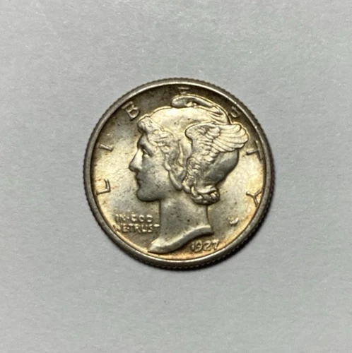1927 Mercury Dime Choice Original BU++ Full Bands