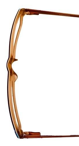 Converse Ophthalmic Eyeglass Soft Rectangle Plastic Frame In Pursuit Brown. 53mm - Afbeelding 6 van 10