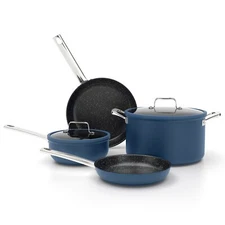 6 Piece Cookware Set Nonstick Pots and Pans Home Kitchen Cooking Non Stick
