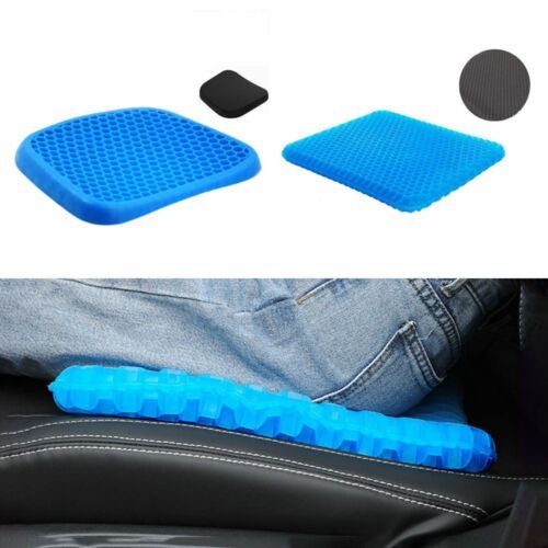 Foldable Gel Seat Cushion Thick Cooling Seat Pads  Office Chair - Picture 1 of 18