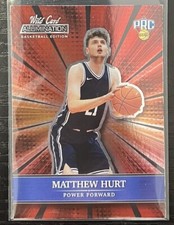 2021-22 Wild Card Alumination Red Matthew Hurt #ABC-60 Duke Blue Devils