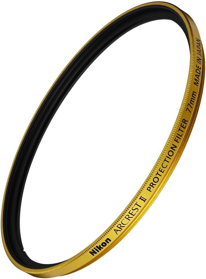 Nikon ニコン ARCREST2 77mm E-127 Nikon ARCREST II PROTECTION FILTER 77mm Gold F Z Mount lens