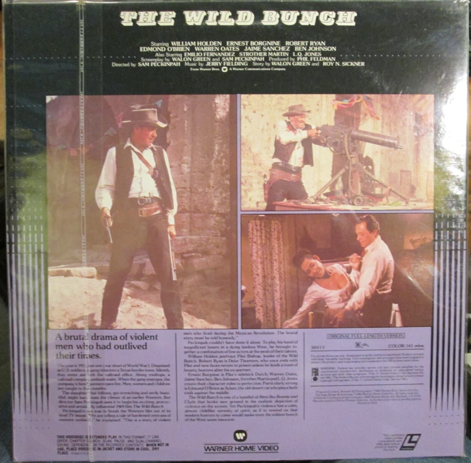 The Wild Bunch - Extended Play Edition:  (Laserdisc) - Image 2 of 2