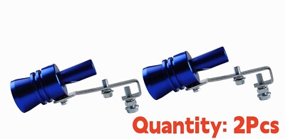 Universal Car Turbo Sound Whistle Simulator Sound Pipe Of Auto Tailpipe L Blue
