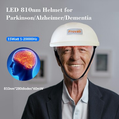 Transcranial Near Infrared Brain Photobiomodulation Machine Parkinsons Disease