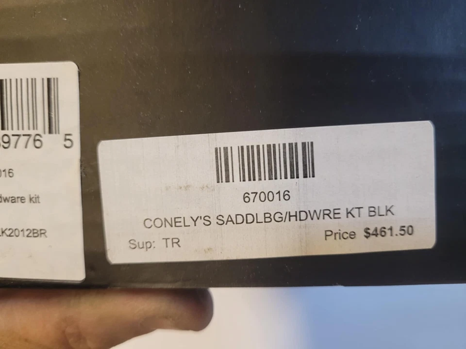 CONELYS ACCESORIOS EE. UU. Kit de herrajes y pestillos para alforja negra CHWLK2012BR Foto 4 de 4