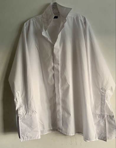 PETER ENGLAND MENS BUTTON UP WHITE LONG SLEEVES COTTON DRESS SHIRT SIZE:16/41cm - Picture 15 of 22