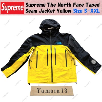 Supreme The North Face Taped Seam Shell Jacket Yellow Size S-XXL