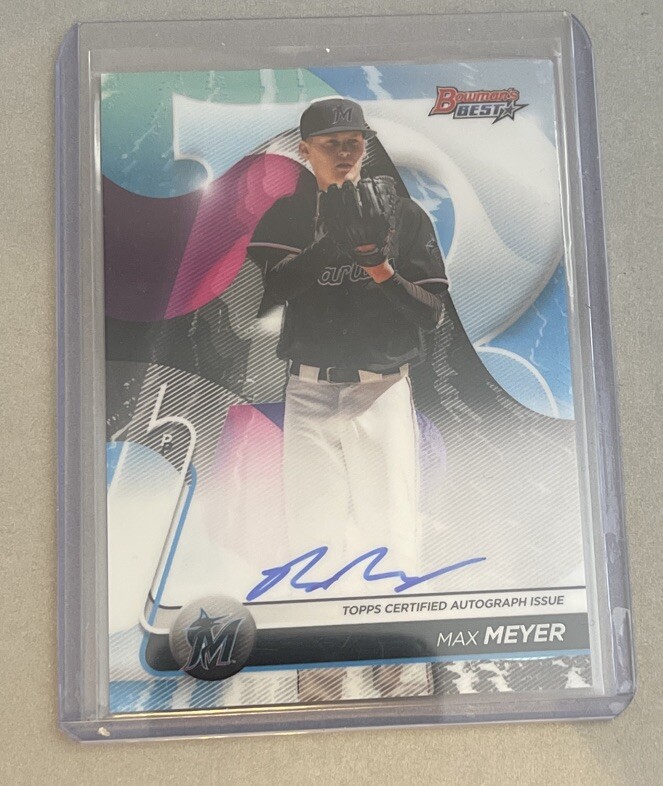 2020 Bowman's Best - Best of 2020 Autographs #B20-MME Max Meyer (AU, RC)