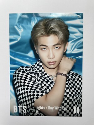 BTS RM LIGHTS/BOY WITH LUV JAPAN JP POSTCARD