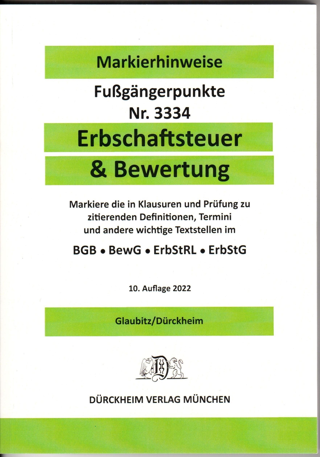 Erbschaftsteuer & Bewertung Dürckheim-markierhinweise/fußgängerpunkte
