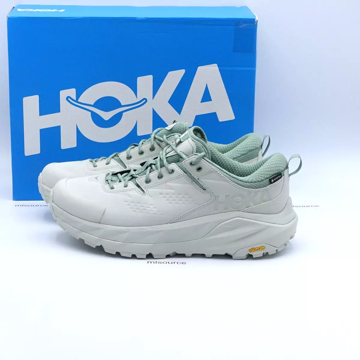 Size 13 Men s Hoka One One Kaha Low GTX Gore Tex Waterproof Hiking Shoes white