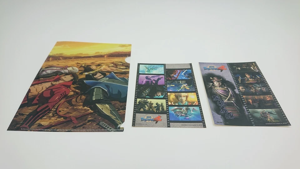 USED Set of 4 Sengoku BASARA Clear File - Japanese Version Mini Poster Style - Image 2 of 4