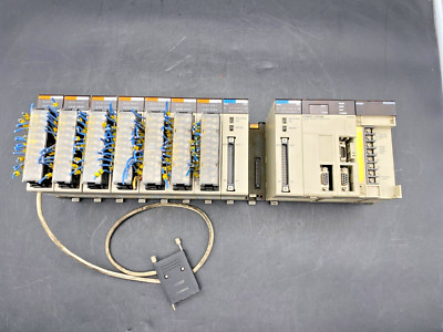 OMRON SYSMAC C200HE-CPU42 PROGRAMMIERBARE STEUERUNG + PA 204S + 2x CT021 + 7x...