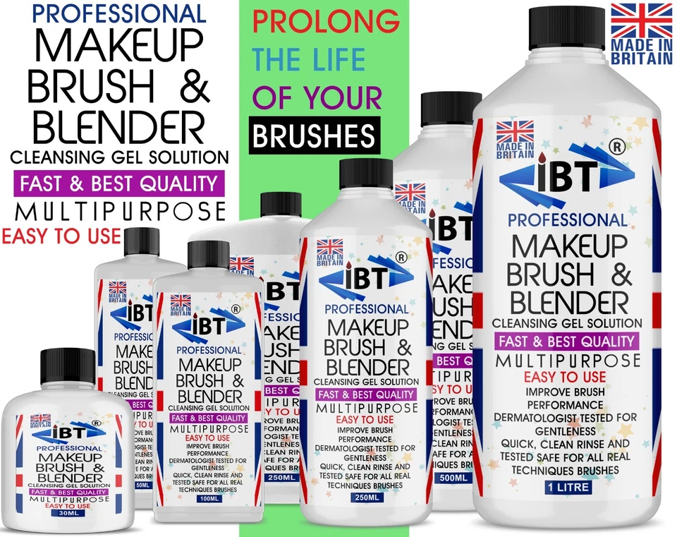 MAKE UP BRUSH CLEANER | Cleansing Gel Solution Makeup Brush & Blender Shampoo