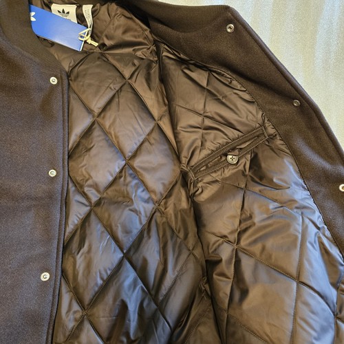 Bomberjacke Herren Adidas Originals Braun Varsity Größe XL - Bild 2 von 10