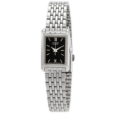 Citizen EJ5850-57E Classic Quartz women watch Stainless Steel black dial