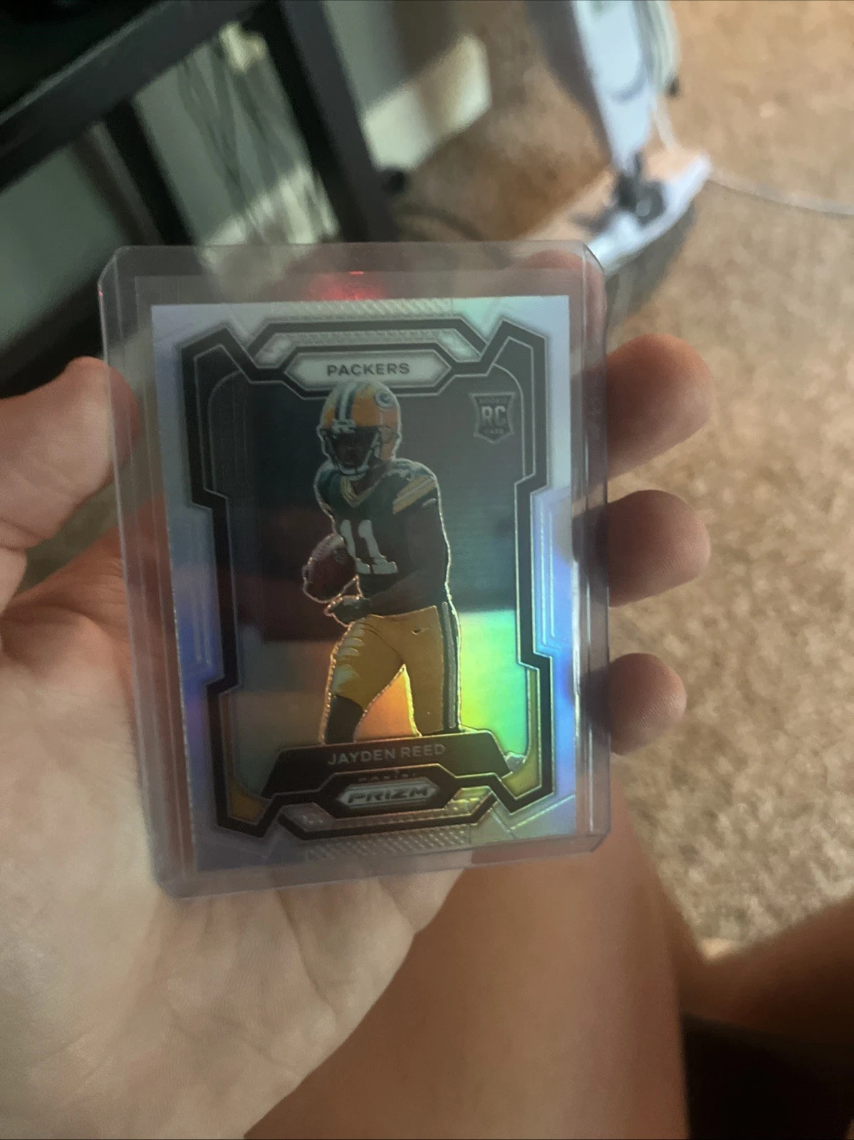 2023 Panini Prizm - Rookies Jayden Reed #334 Silver Prizm (RC)