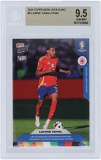 Lamine Yamal Spain FC 2024 Topps Euro Youngest in History #5 BGS 9.5 Rookie Card