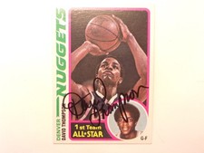 David Thompson 1978 Topps Handsigned Autograph Card # 100