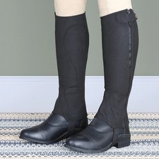 Image of Moretta Amara Suede Half Chaps, Adult Sizes, Short / Standard Height - SMALL
