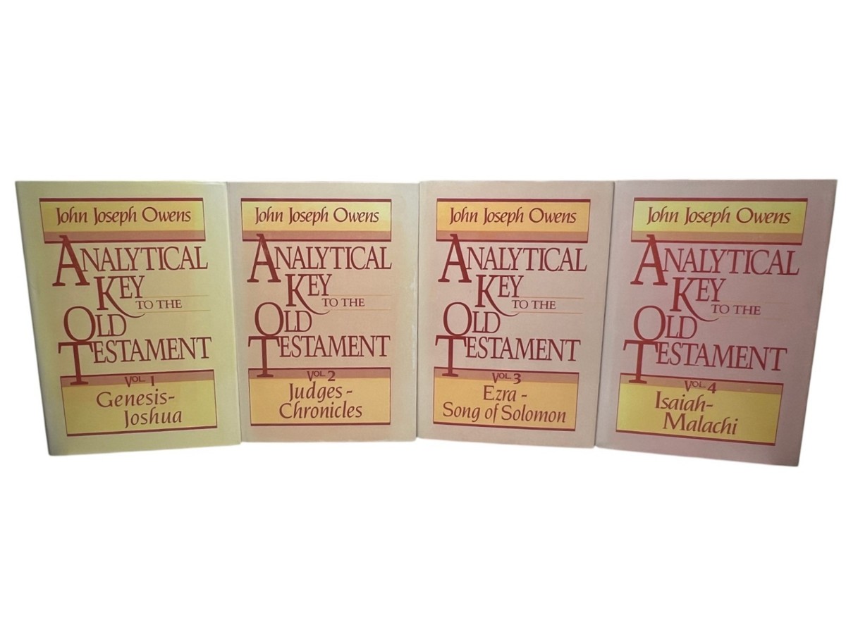 洋書 John Owens Analytical Key Old Testament Analytical Key To The Old Testament John Joseph Owens Vol 1-4 Set