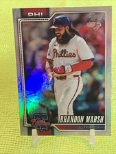 Brandon Marsh 2026 Topps Series 1 #335 RAINBOW FOIL - Philadelphia Phillies