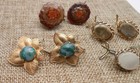 Lot of 4 Vintage Pair of Wingback Earrings PAT 2414382 Judith McCann ? E29 — photo 3