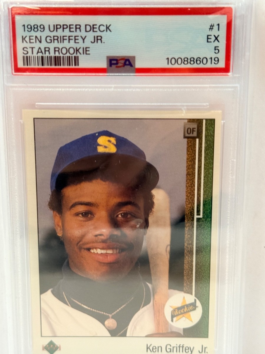 1989 Upper Deck - Star Rookie Ken Griffey Jr #1 (RC) for sale