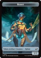 Normal - Robot // Sliver Double-Sided Token - 10 // 1 - Edge of Eternities - NM