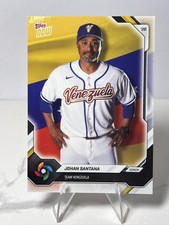 Topps Now 2026 WBC Johan Santana CHAMPION Team Venezuela VEN12 