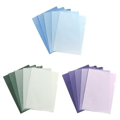 Open Top and Side Cut File Covers Ducoment Folder for Report Project Document