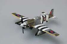 HobbyBoss Easy Build P-51C Mustang - Plastic Model Airplane Kit - 1/72 Scale