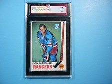 1969/70 O-PEE-CHEE NHL HOCKEY CARD #39 DON MARSHALL KSA 7 NM SHARP!! 69/70 OPC