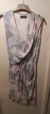 Pretty Little Thing  Tie Dye Ruched Dress Size Uk 8.