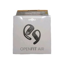 New SHOKZ OpenFit Air Open Ear True Wireless Earbuds with Charging Case Black