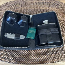 F. Hammann Vintage Made in Germany Cocktail Kit -Travel Bar Set 7”x 5”